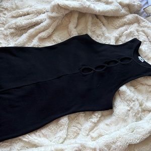 Black cocktail dress